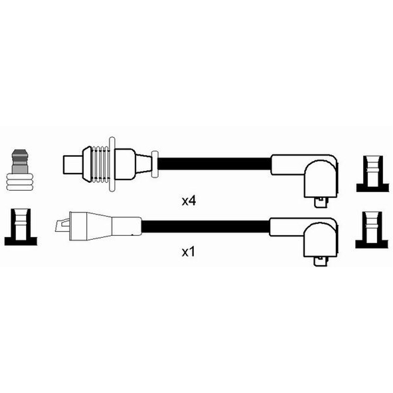 NGK 7157 RC-PG612 Zündkabelsatz Zündleitungssatz