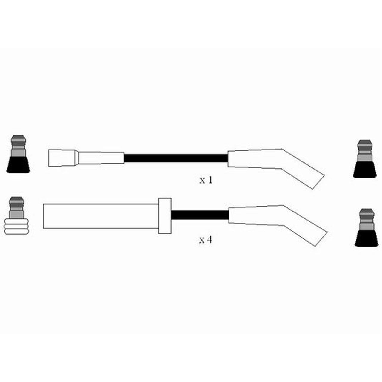 NGK 7319 RC-PG611 Zündkabelsatz Zündleitungssatz