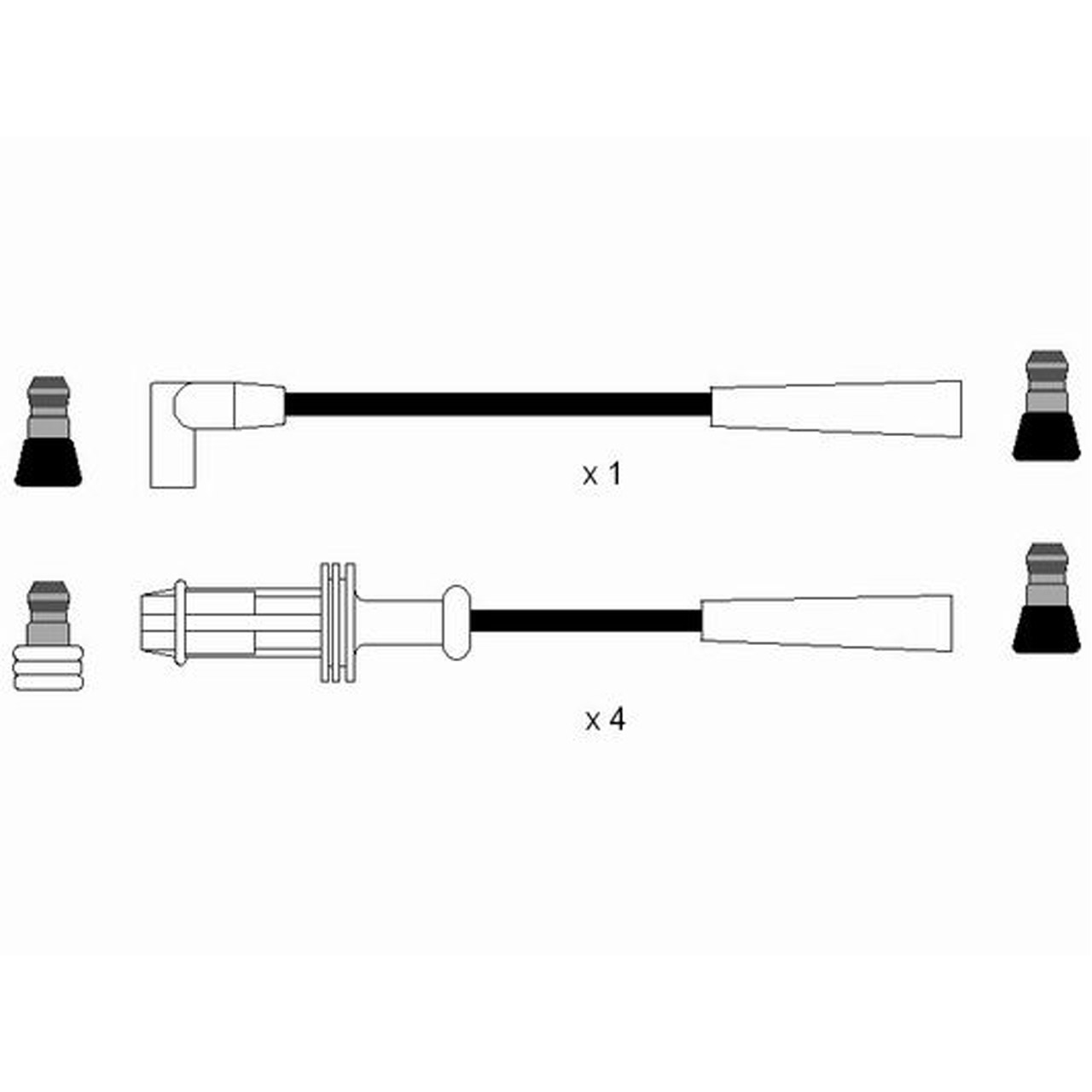 NGK 7371 RC-CT601 Zündkabelsatz Zündleitungssatz