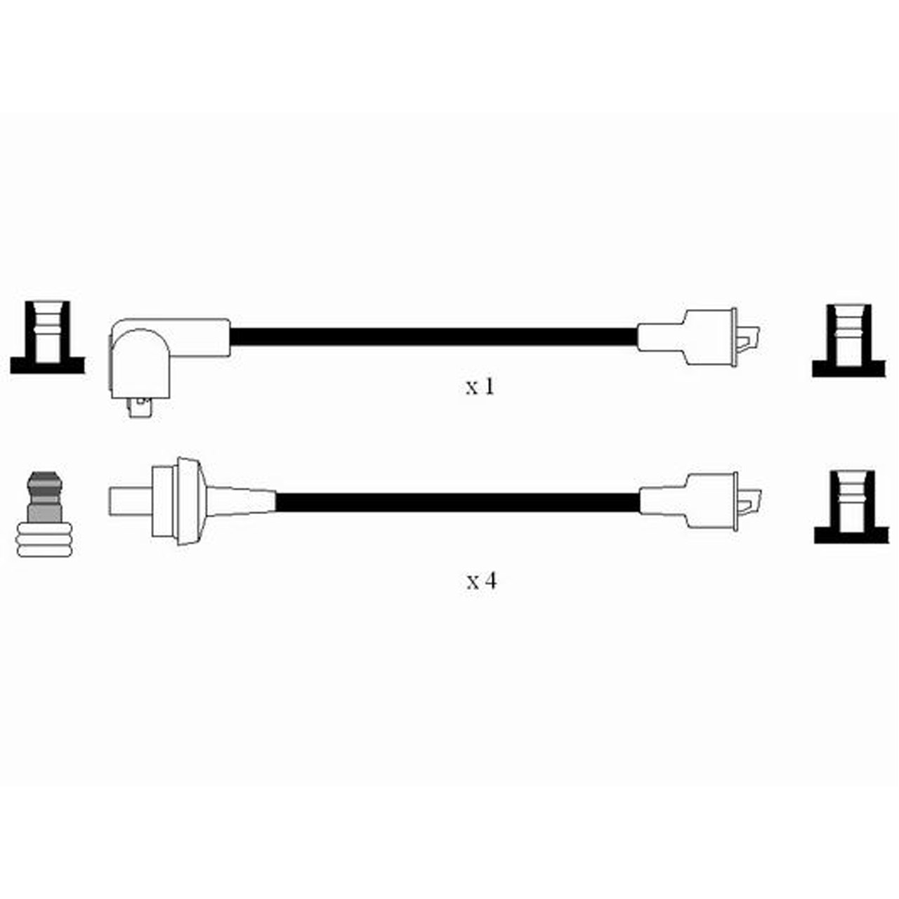 NGK 7399 RC-PG607 Zündkabelsatz Zündleitungssatz