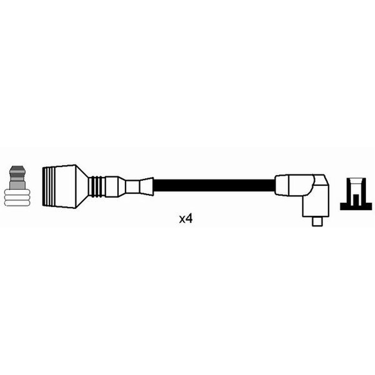 NGK 8194 RC-AR601 Zündkabelsatz Zündleitungssatz