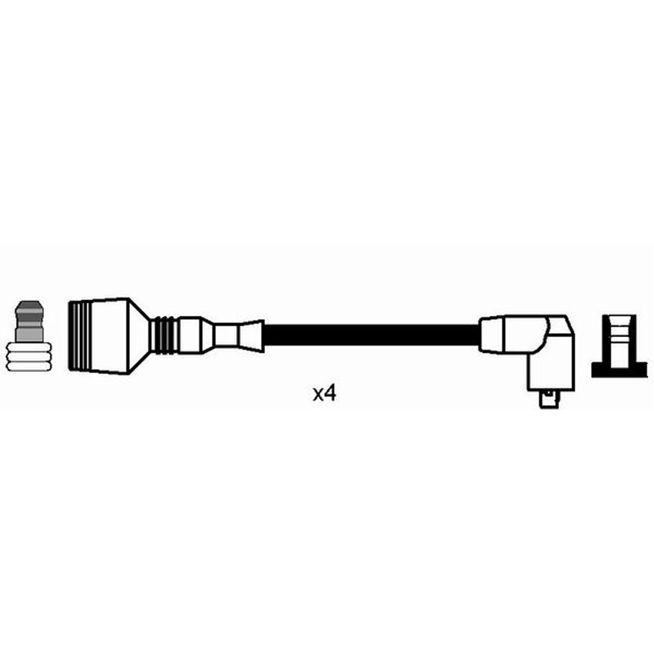 NGK 8195 RC-AR602 Zündkabelsatz Zündleitungssatz