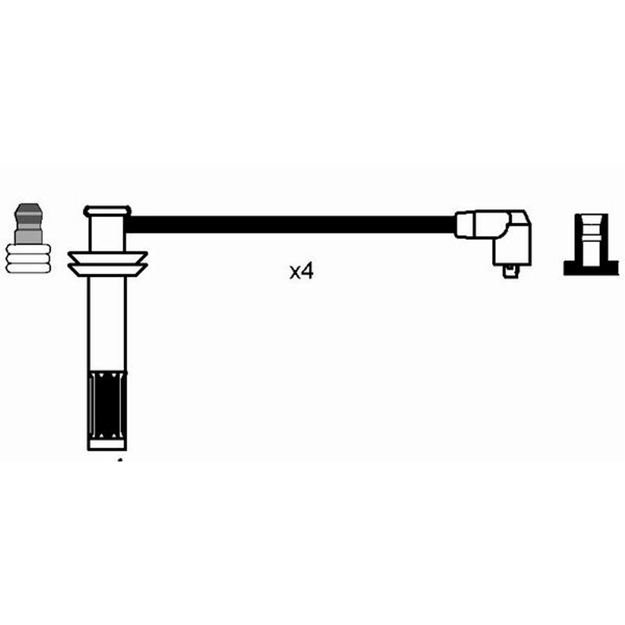 NGK 8248 RC-FT618 Zündkabelsatz Zündleitungssatz