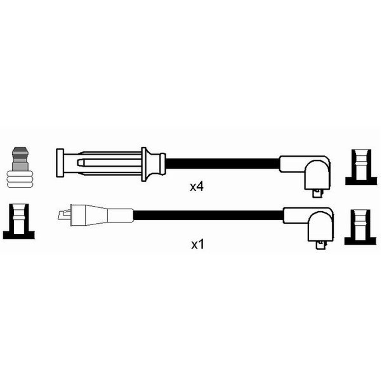 NGK 8268 RC-RV303 Zündkabelsatz Zündleitungssatz