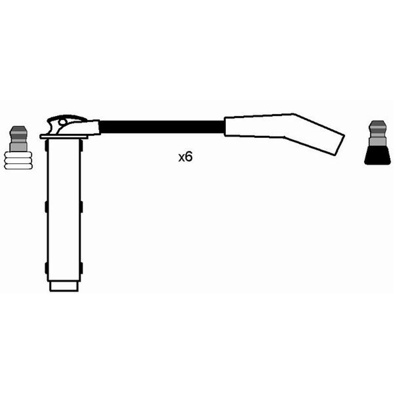 NGK 8270 RC-RV305 Zündkabelsatz Zündleitungssatz