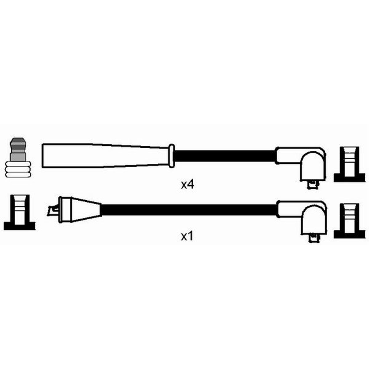 NGK 8272 RC-RV307 Zündkabelsatz Zündleitungssatz