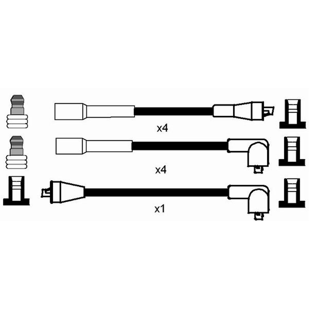 NGK 8279 RC-RV309 Zündkabelsatz Zündleitungssatz