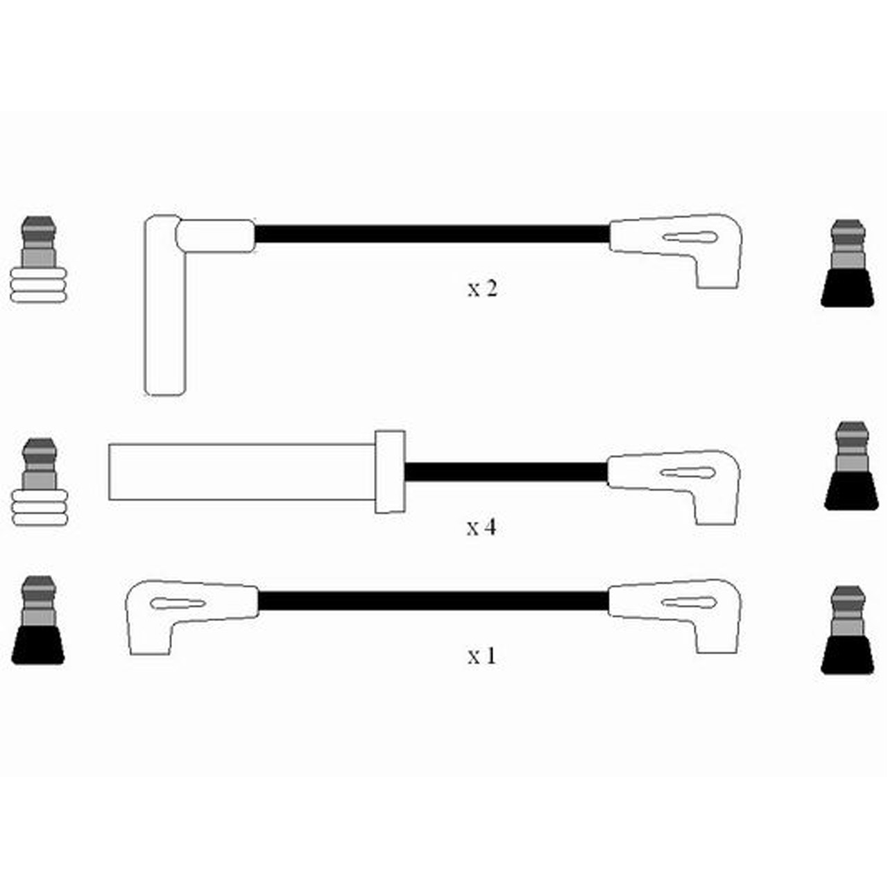 NGK 8284 RC-CR302 Zündkabelsatz Zündleitungssatz