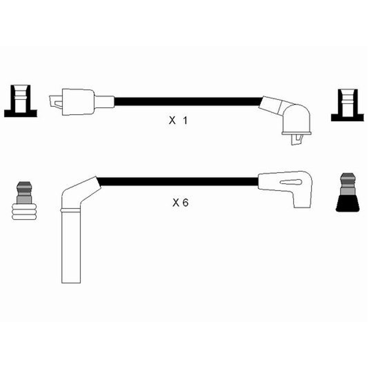 NGK 8287 RC-CR305 Zündkabelsatz Zündleitungssatz