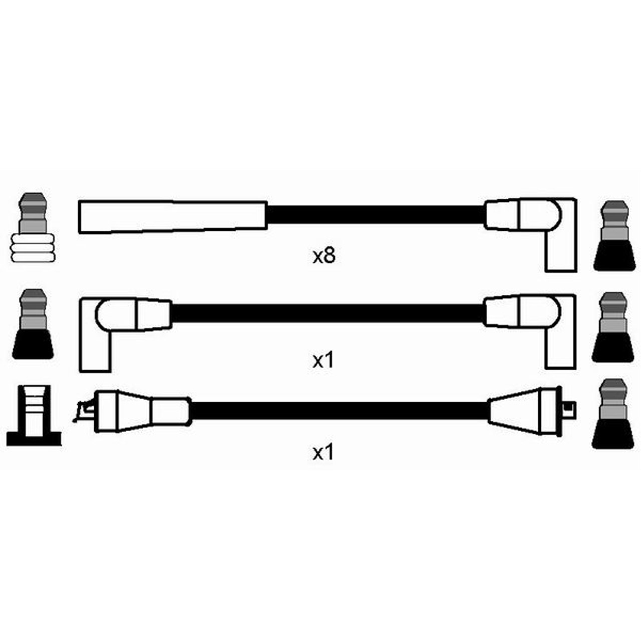 NGK 8288 RC-CR306 Zündkabelsatz Zündleitungssatz