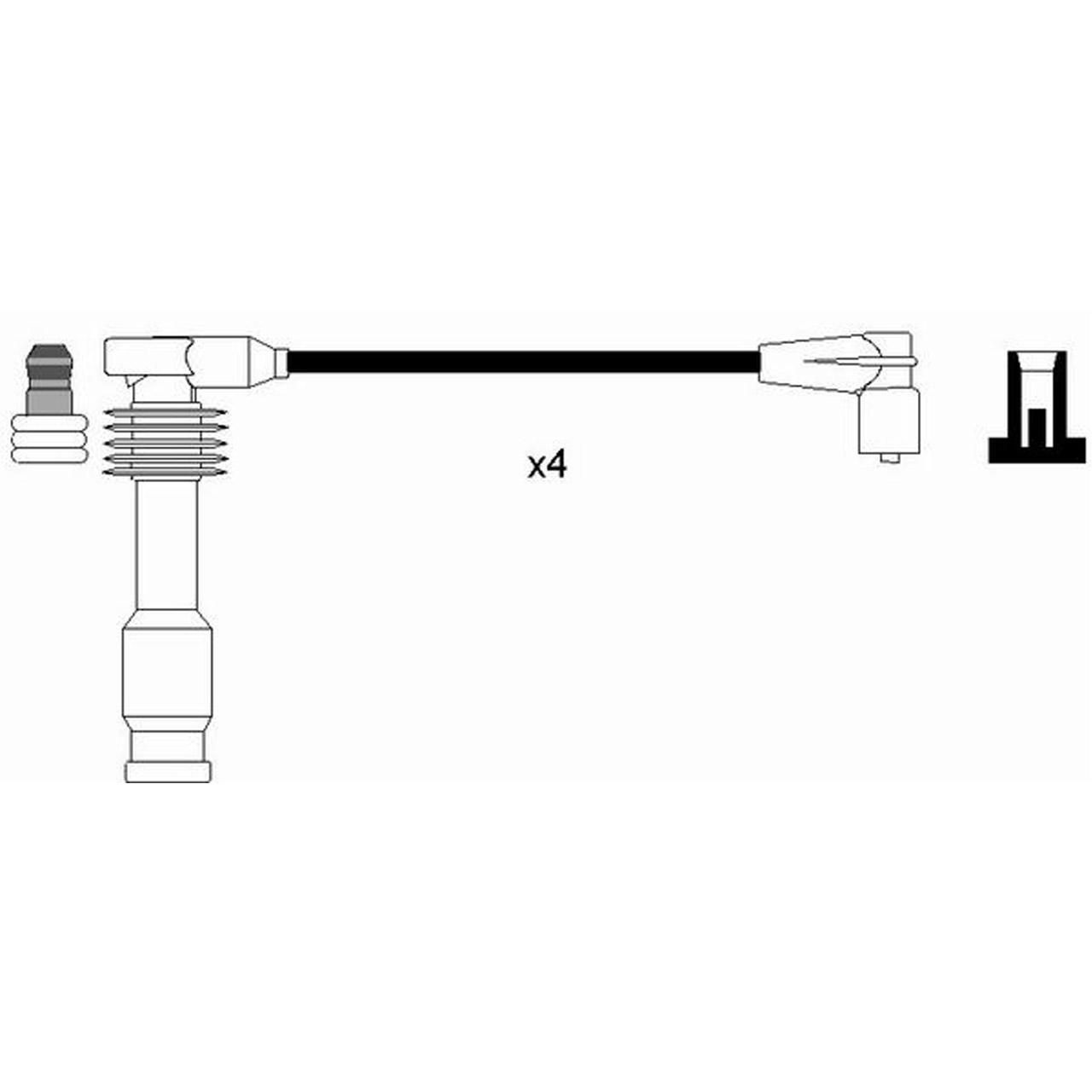 NGK 8458 RC-OP304 Zündkabelsatz Zündleitungssatz