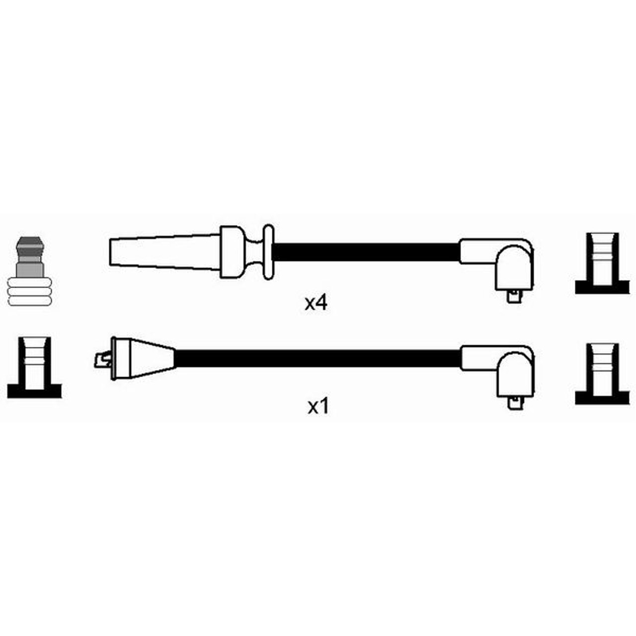 NGK 8461 RC-RV316 Zündkabelsatz Zündleitungssatz