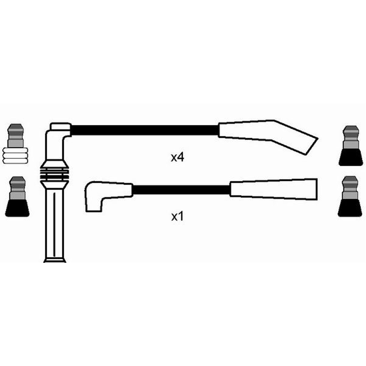 NGK 8467 RC-PG602 Zündkabelsatz Zündleitungssatz