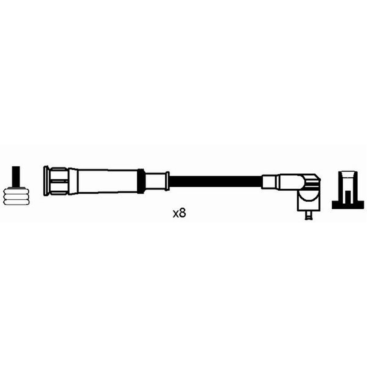 NGK 8620 RC-AR908 Zündkabelsatz Zündleitungssatz