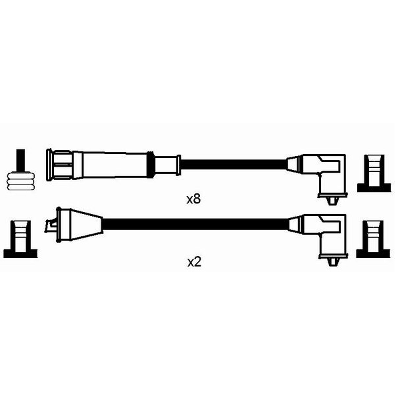 NGK 8630 RC-AR913 Zündkabelsatz Zündleitungssatz