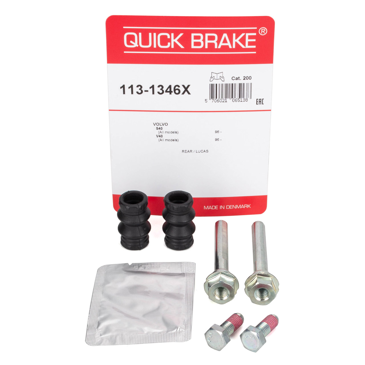 OJD QUICK BRAKE Führungshülsensatz Führungsbolzensatz Bremssattel 113-1346X