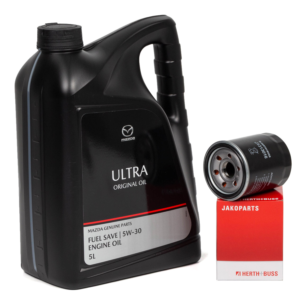 5L ORIGINAL Motoröl ULTRA 5W30 + HERTH+BUSS Ölfilter MAZDA 323 626 929 MX-3 MPV I 1.8-3.0i