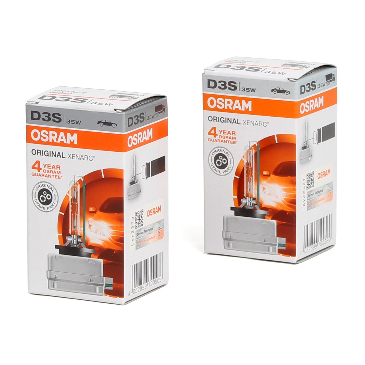 2x Osram D3S 66340HBI Xenarc Xenon Brenner 35W Lampe Hid Lampen  Scheinwerfer PK32d-5 : : Auto & Motorrad