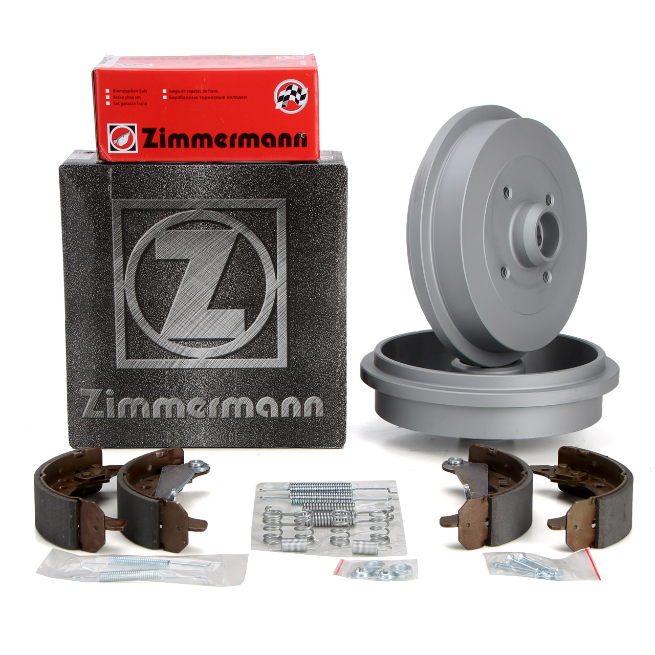 ZIMMERMANN Bremstrommeln + Bremsbacken VW Golf 3 Passat B3 B4 Polo 6N Vento hinten