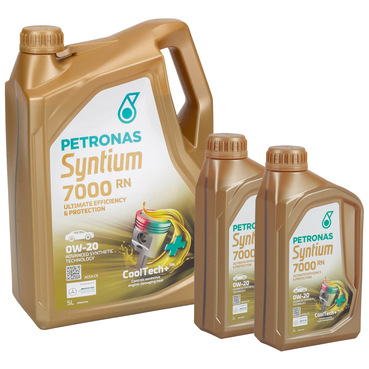 7L 7 Liter PETRONAS Syntium 7000 RN 0W-20 Motoröl Öl ACEA C5 Renault RN17FE