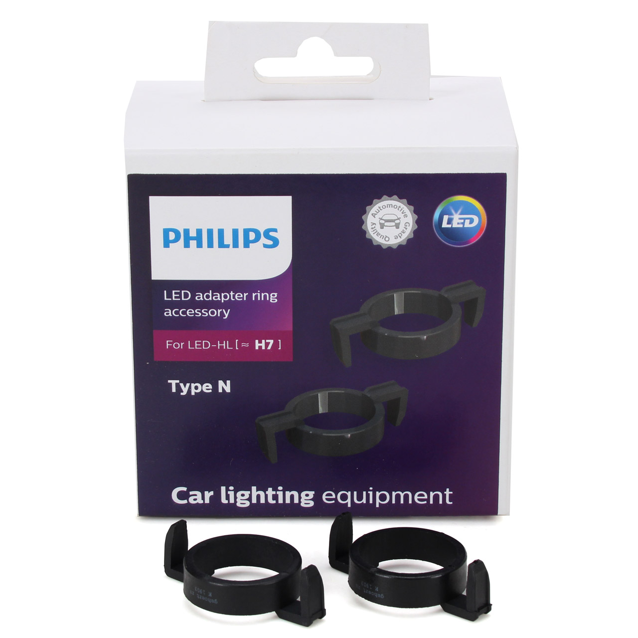 PHILIPS 11183X2 Adapterringe Lampenfassung H7 LED Typ N PX26d