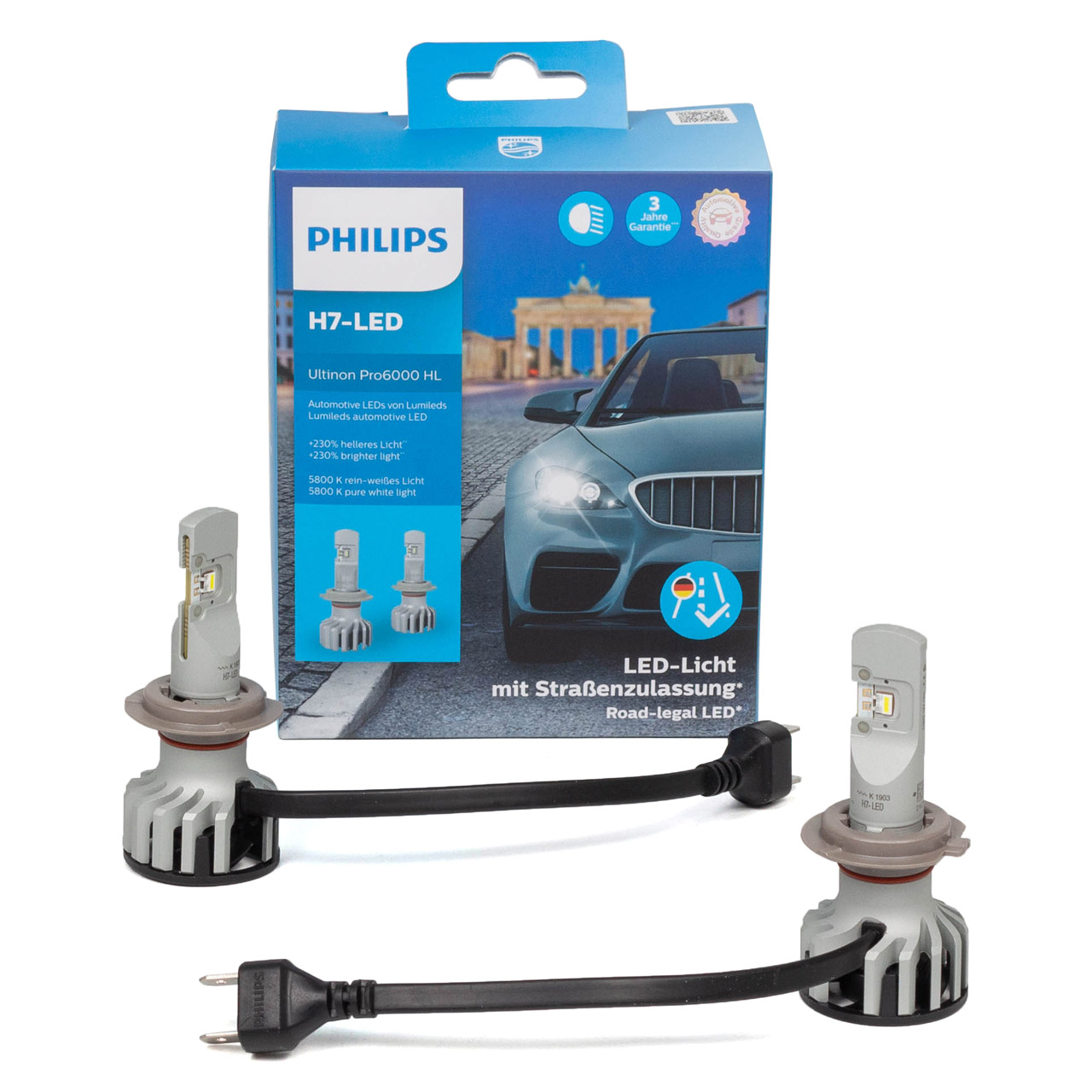 Philips H7 Ultinon Pro6000 LED Scheinwerfer, € 80,- (2560 Berndorf