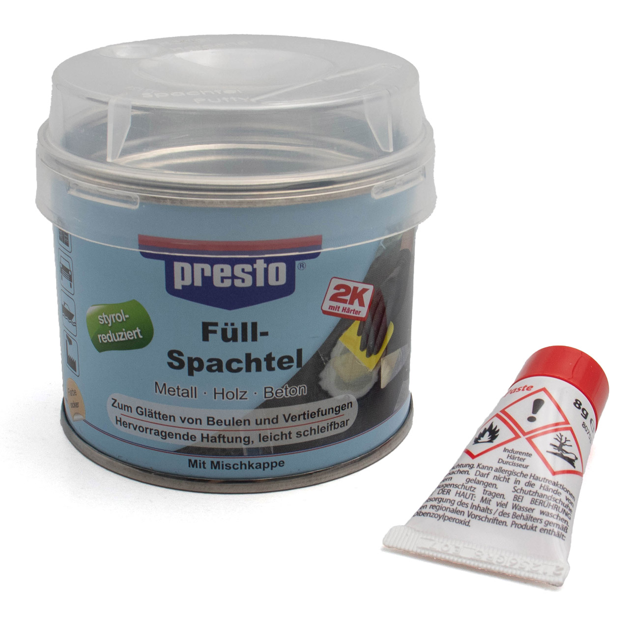 PRESTO Metallspachtel Universalspachtel Füllspachtel 250g