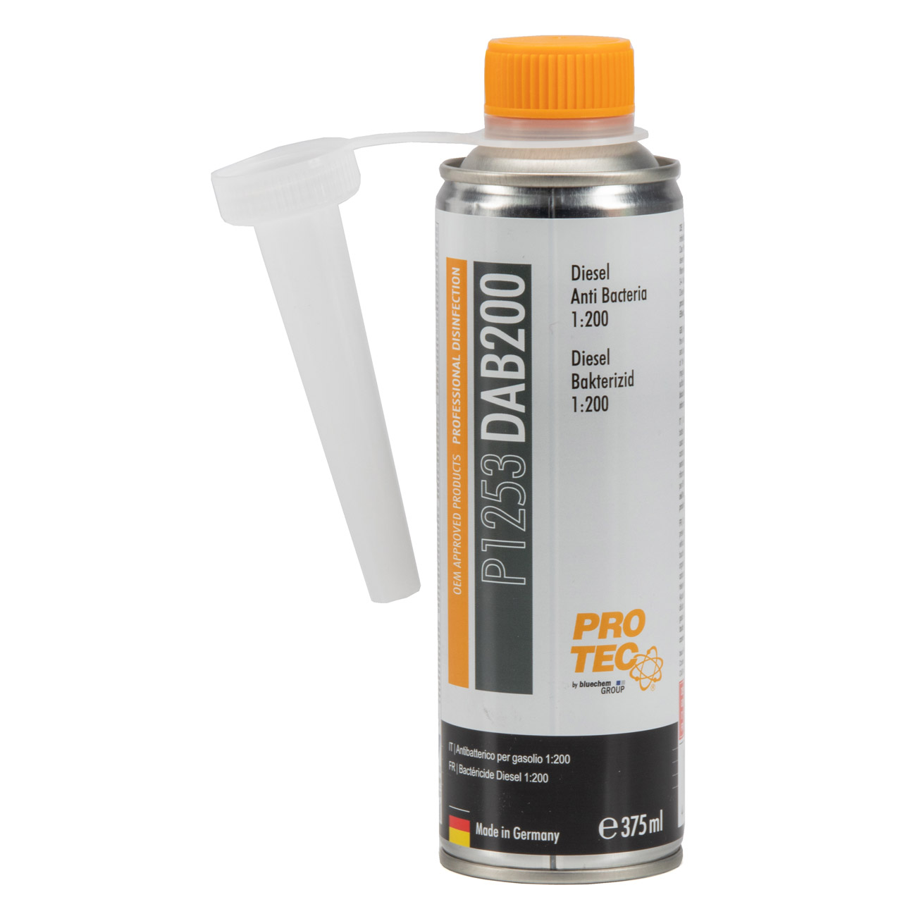 PROTEC P1253 DAB200 Diesel Additiv Diesel Bakterizid 1:200 Schimmel Pilz 375ml