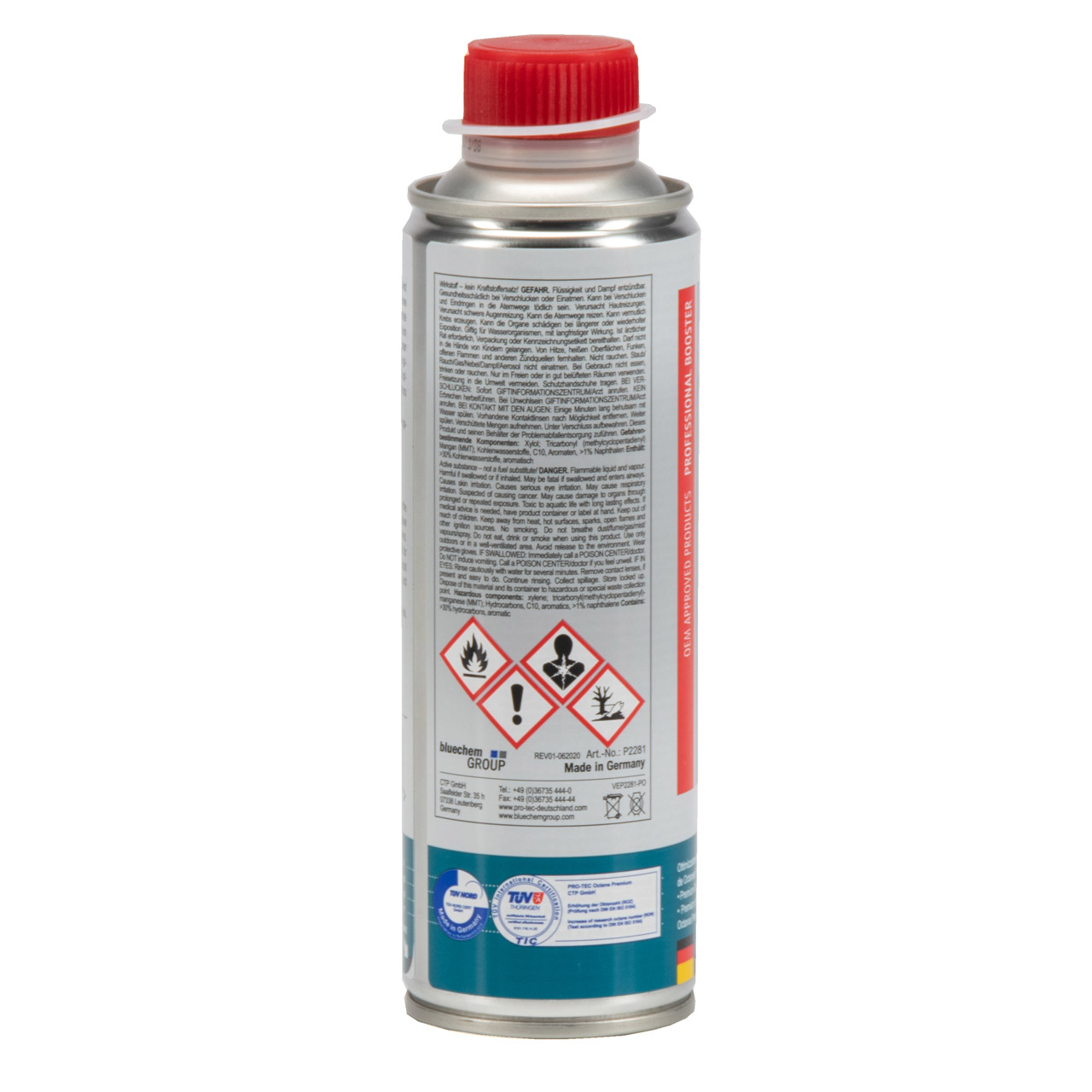 PROTEC P2281 OCB+ Premium Oktanzahlverbesserer Benzinadditiv Additiv 375ml