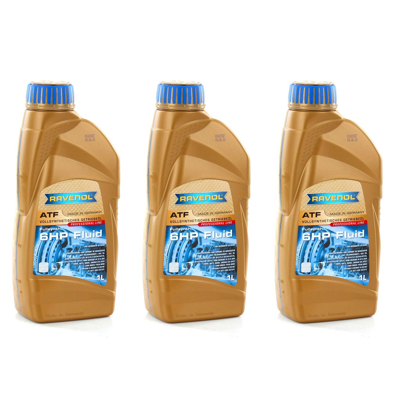 RAVENOL Getriebeöl Automatiköl Automatikgetriebeöl ATF 6HP Fluid 3 Liter 3 L