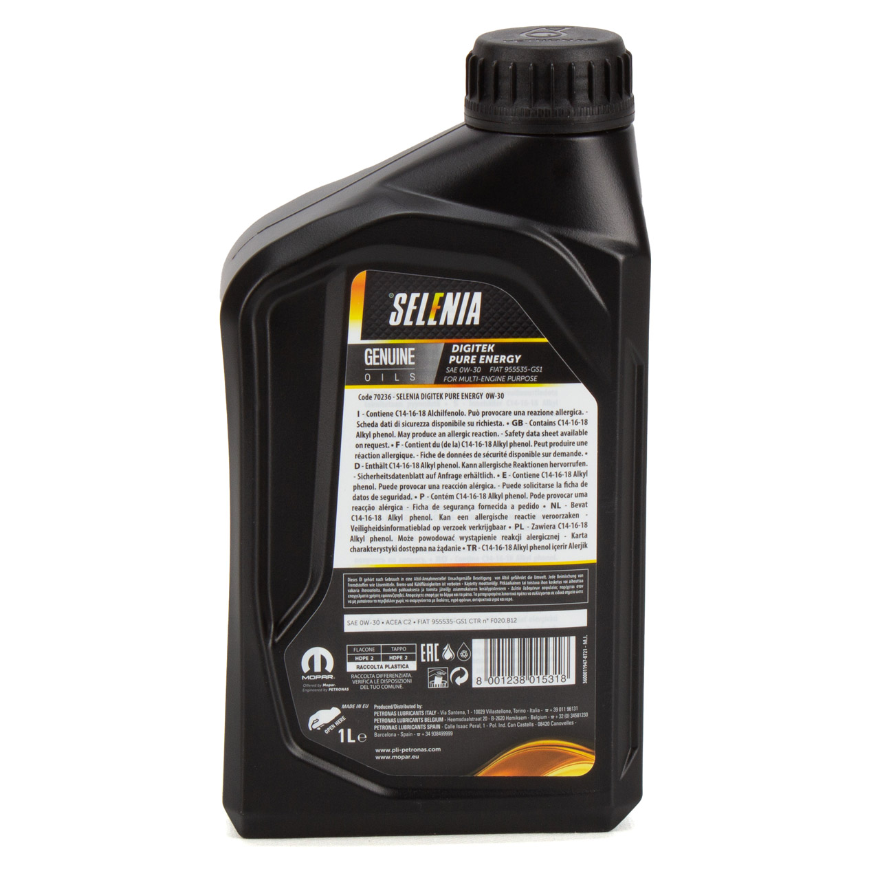 PETRONAS SELENIA DIGITEK PURE ENERGY 0W30