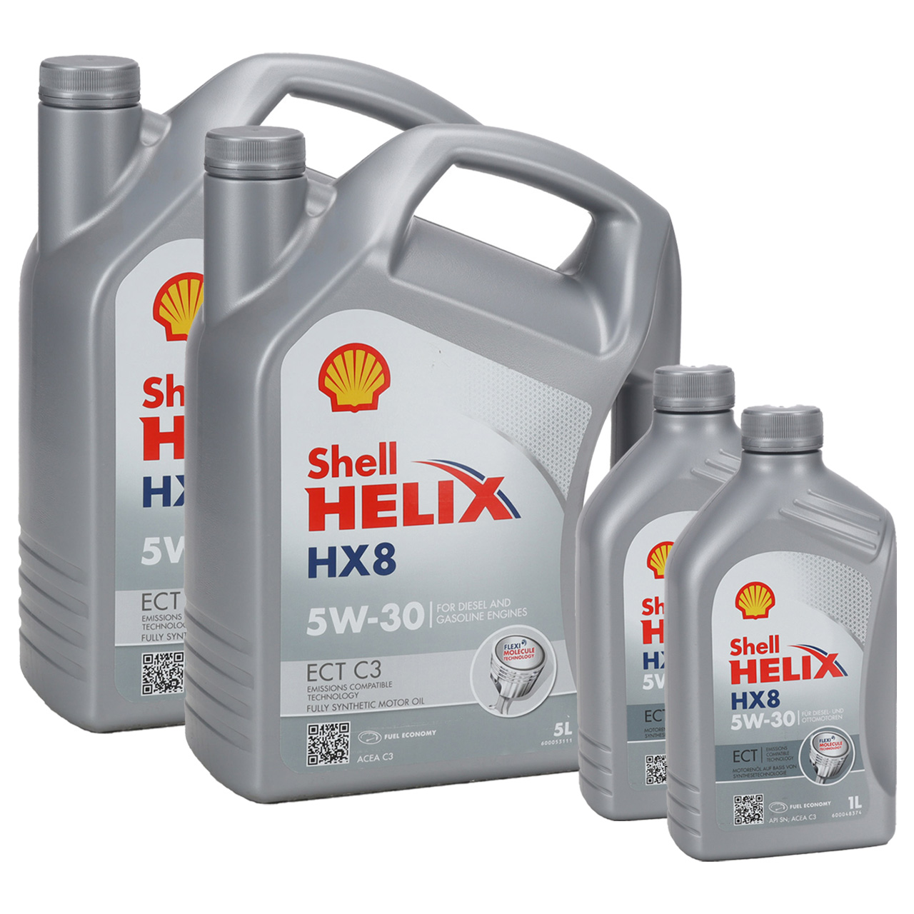 12L 12 Liter SHELL HELIX HX8 5W30 ECT C3 Motoröl Öl BMW LL-04 MB 229.31/51 VW 504/507.00