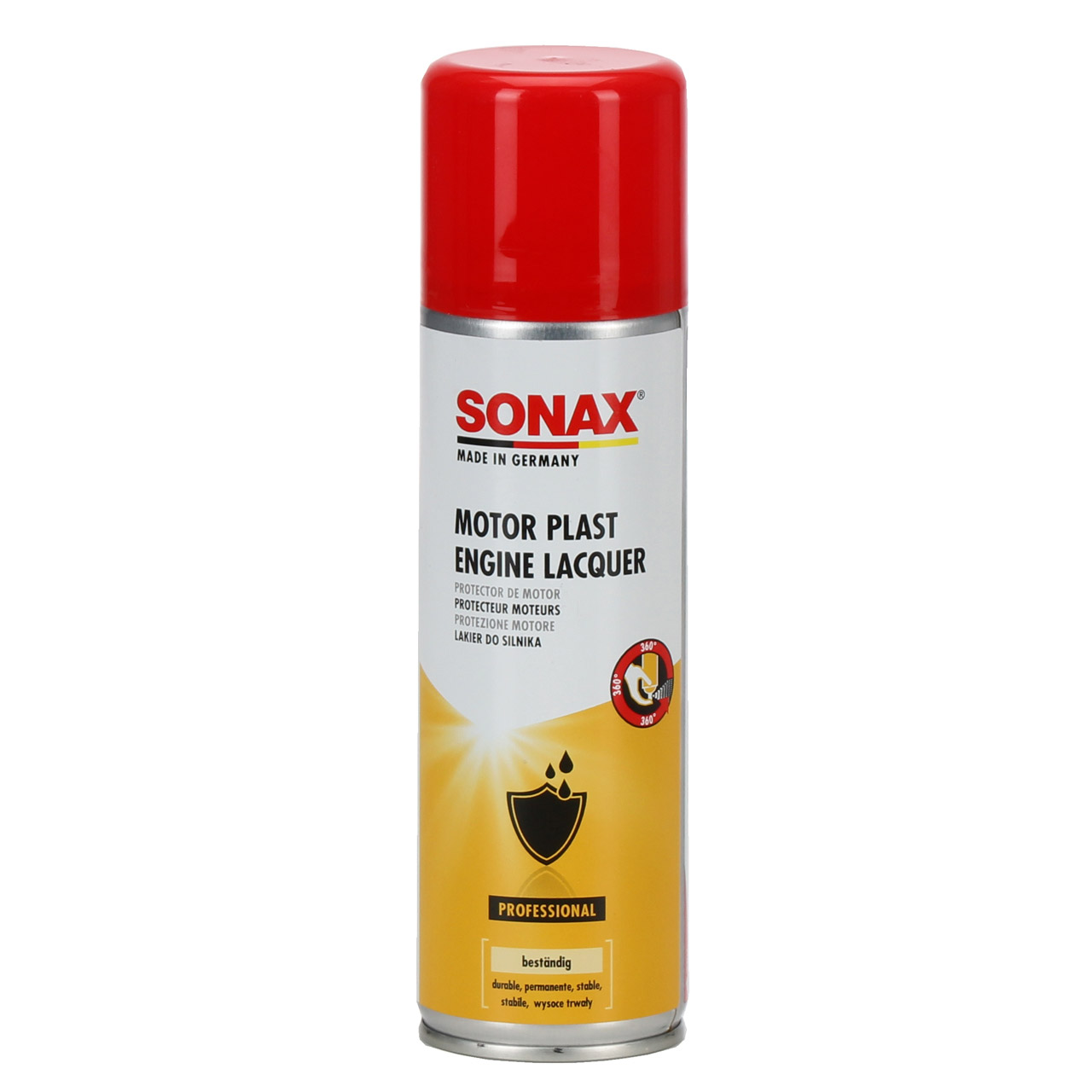 SONAX 330200 MotorPlast glänzender Motor Schutzlack Motorpflege 300ml