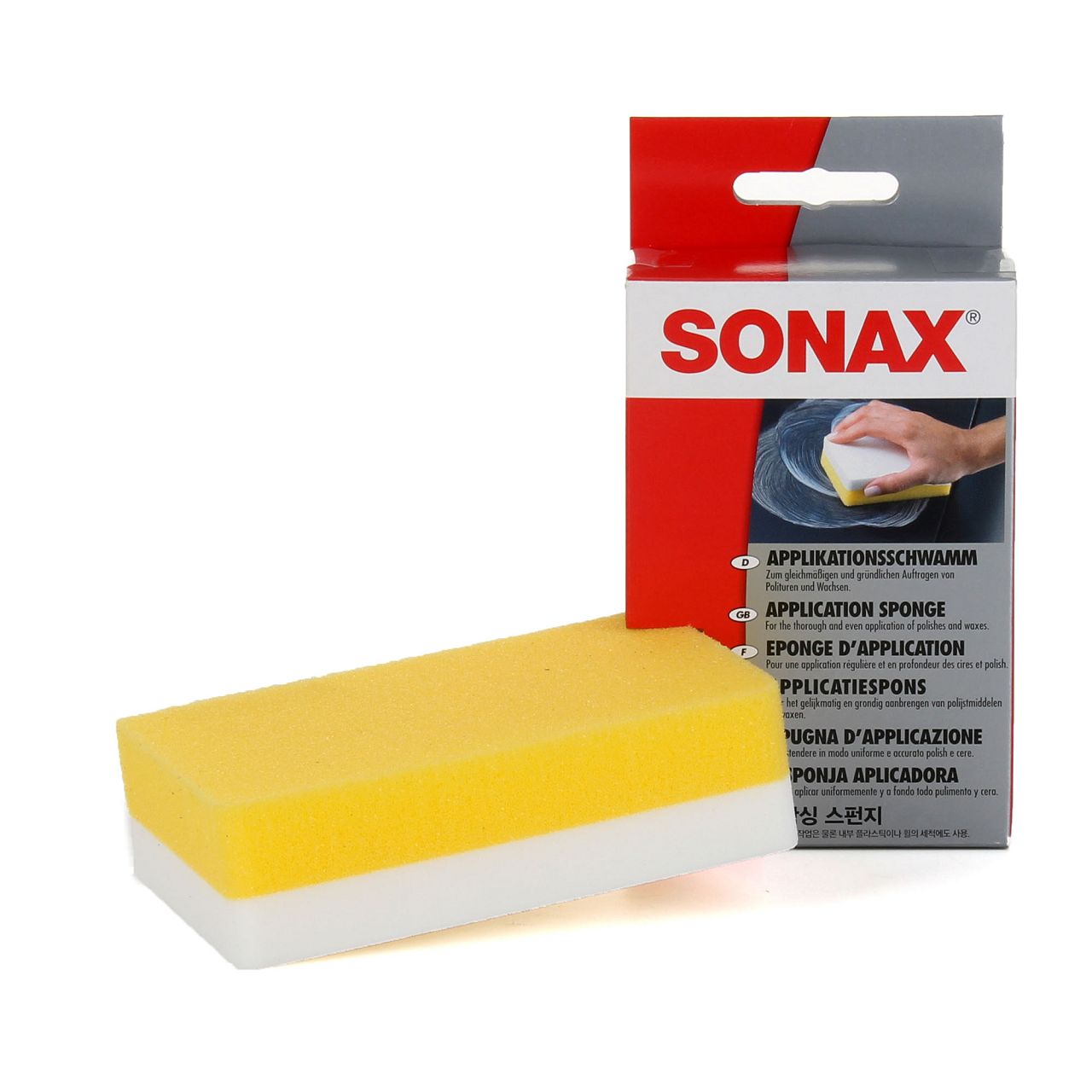 SONAX ApplikationsSchwamm Schwamm Reinigung 1 Stück 417300 - ws