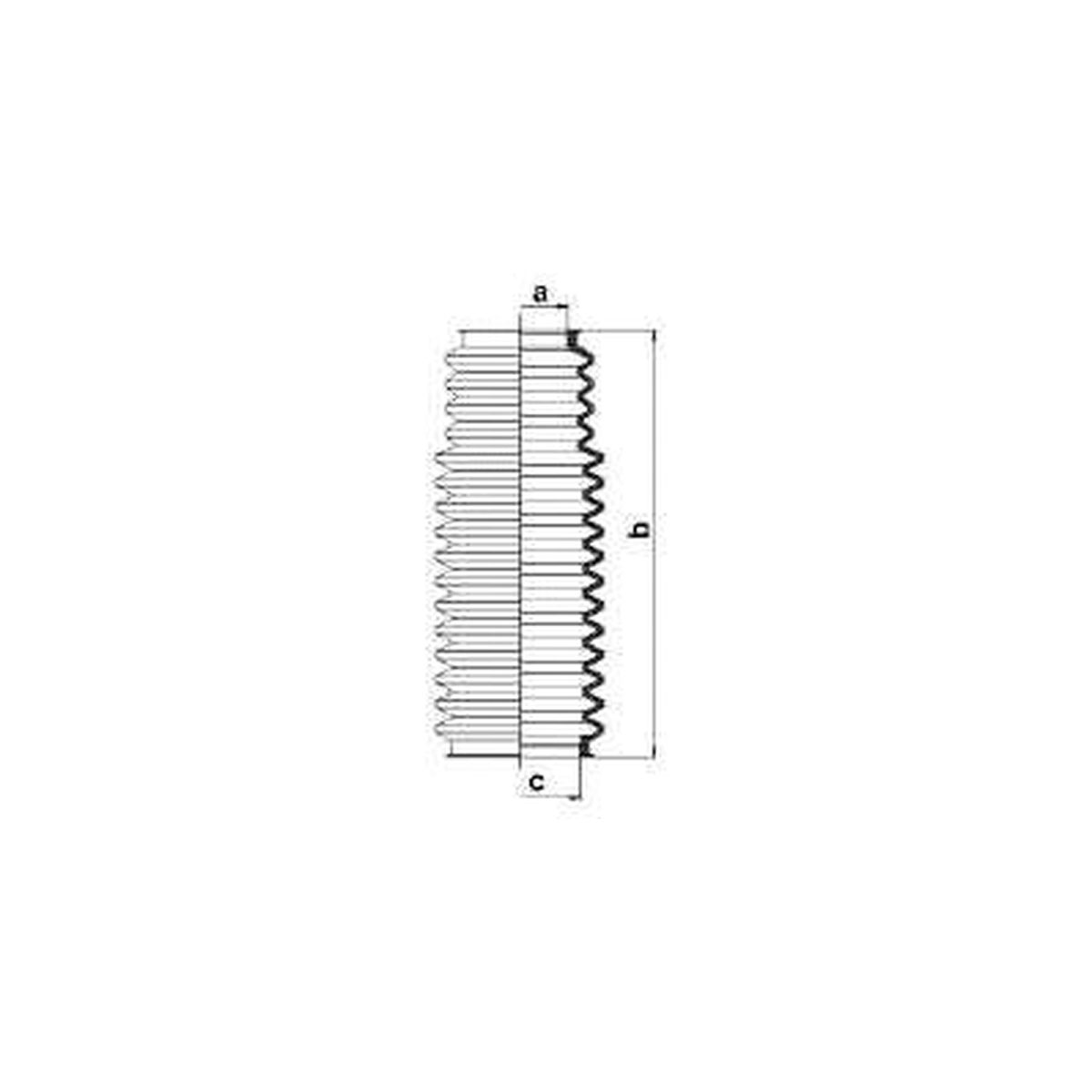 SPIDAN 83714 Spurstange Lenkmanschette BMW 5er E39 / Touring Z8 E52 vorne 32131092876