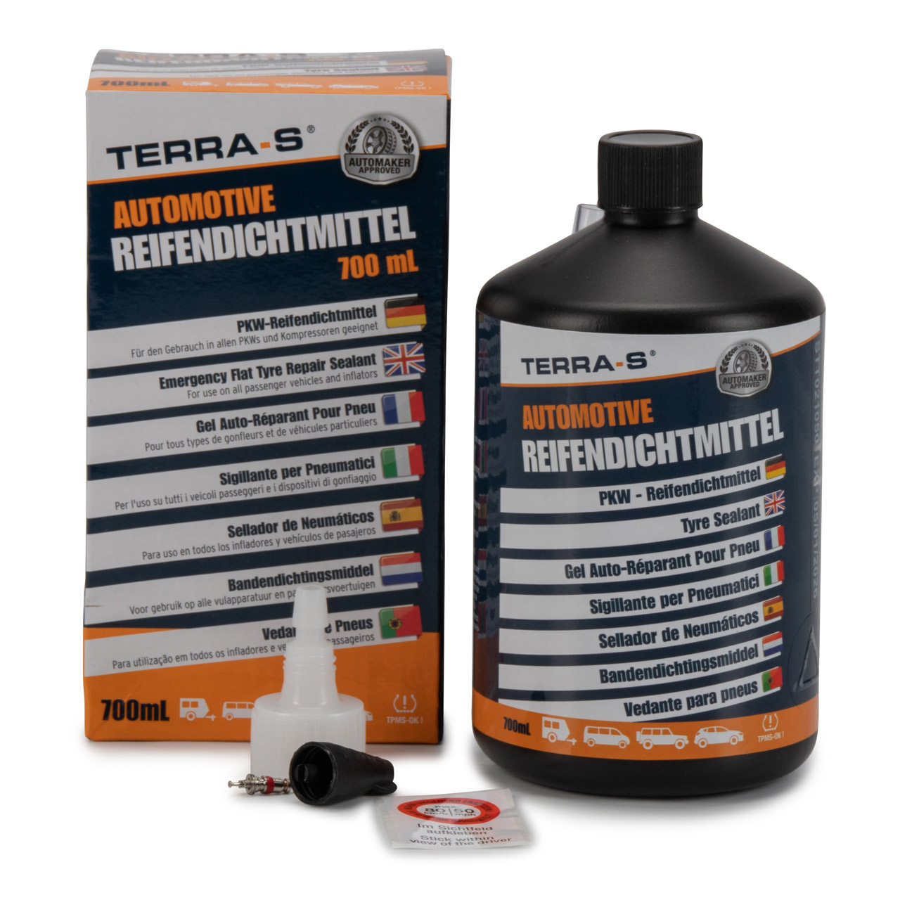 TERRA S Reifenreparaturset / Autopanne / Erste Hilfe - T16001 - ws
