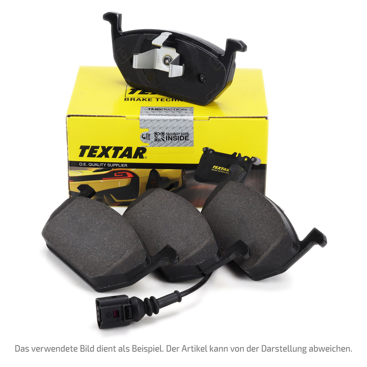 TEXTAR 2118503 Bremsbeläge + Warnkontaktsensor FIAT Croma (154_) ab 12.1988 vorne
