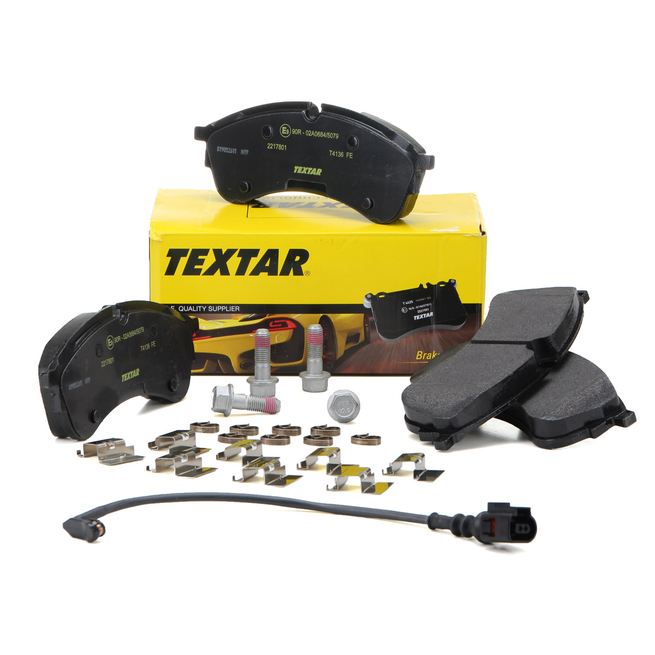 TEXTAR 2217801 Bremsbeläge + Wako MAN TGE VW Crafter (SY SX SZ) 1LB 1LC vorne