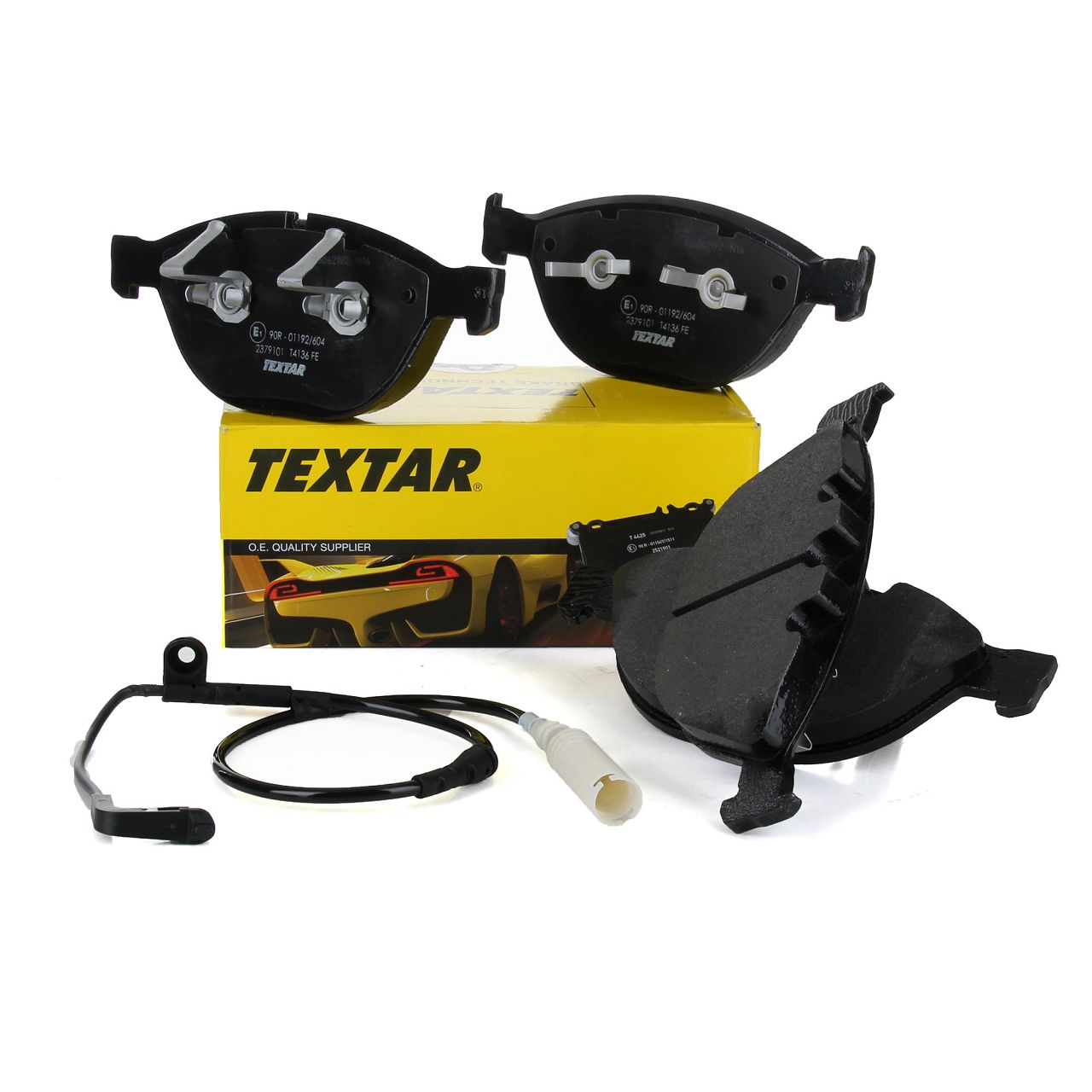 TEXTAR 2379101 Bremsbeläge + Wako BMW 5er E60 E61 550i M5 535d E63 E64 650i M6 635d vorne