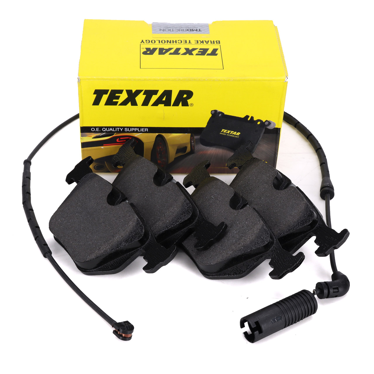 TEXTAR 2148701 Bremsbeläge + Warnkontaktsensor BMW X5 E53 3.0/4.4i 4.6/4.8is 3.0d hinten