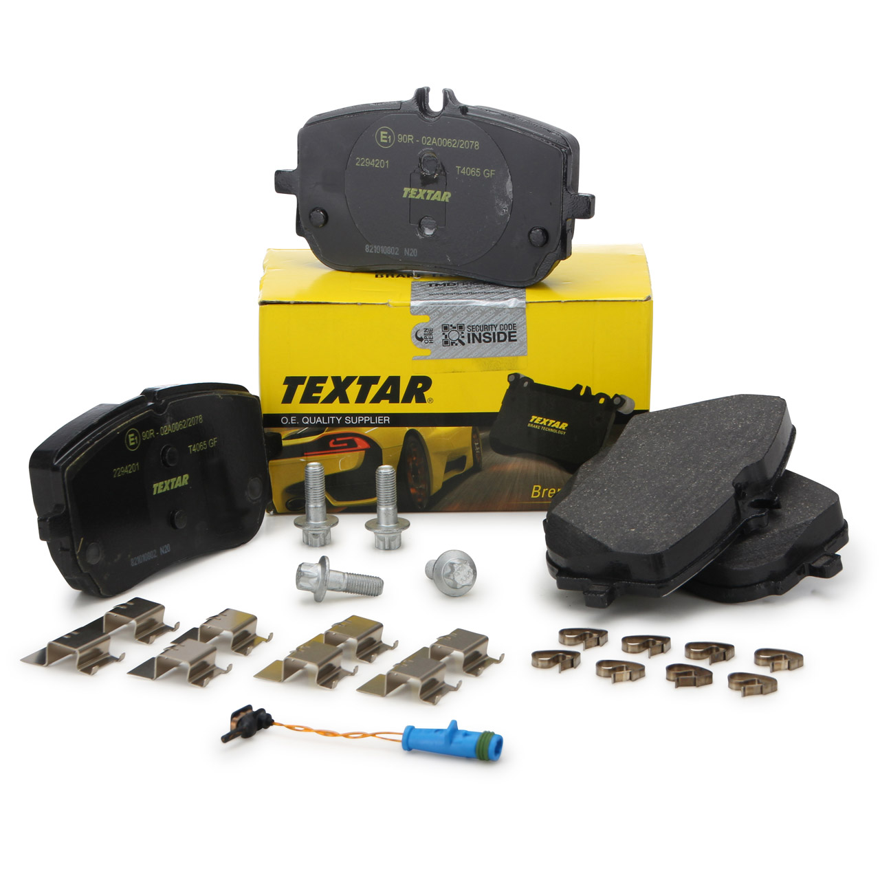 TEXTAR 2294201 Bremsbeläge + Wako MERCEDES W177 V177 W247 C118 X118 H247 X247 vorne