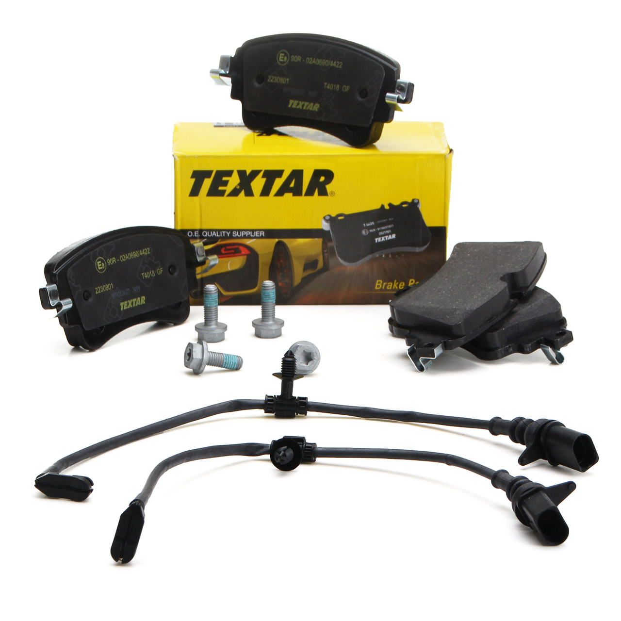 TEXTAR 2230801 Bremsbeläge + Wako AUDI Q7 (4MB 4MG) bis 11.2019 hinten