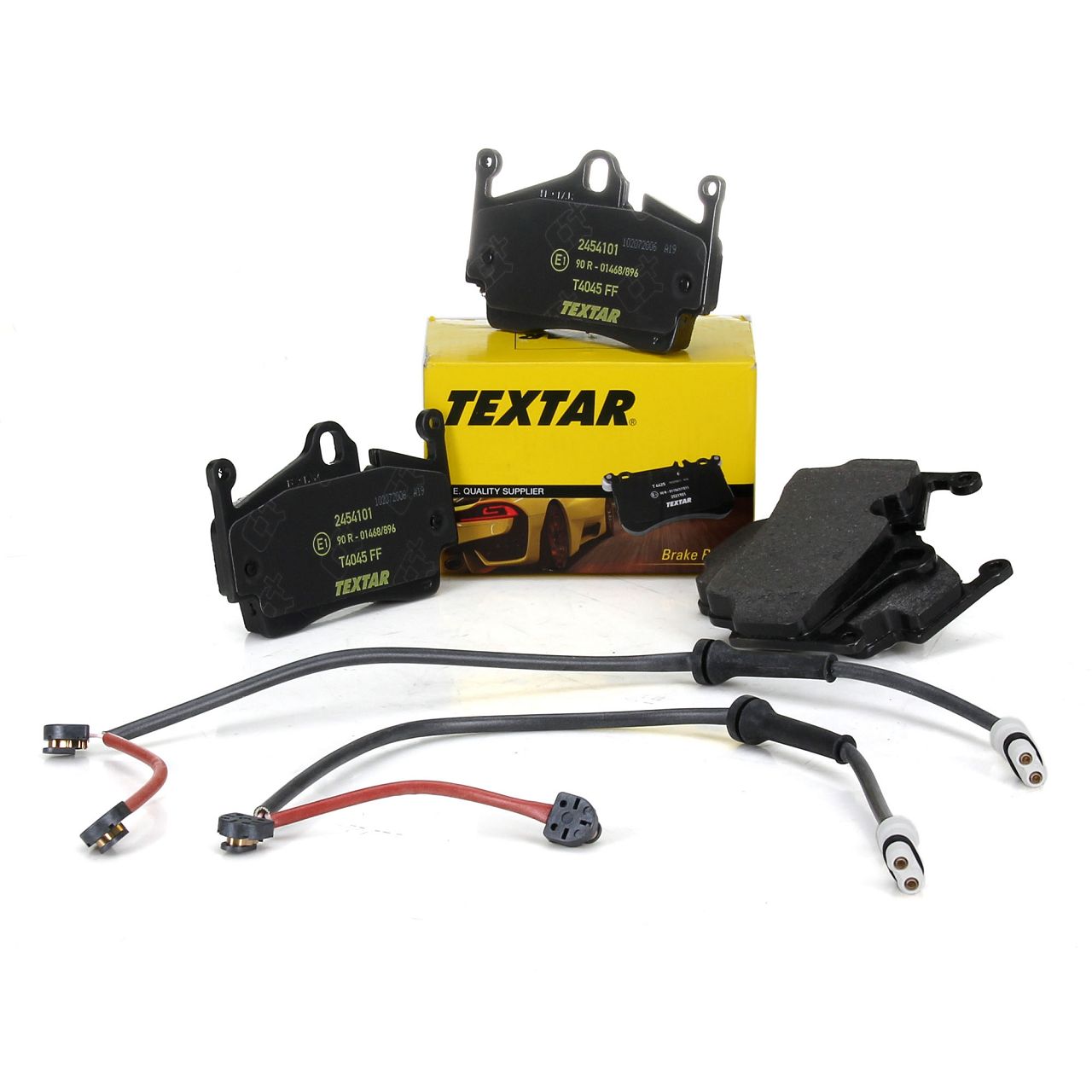 TEXTAR 2454101 Bremsbeläge + Wako PORSCHE Boxster Cayman (987) hinten