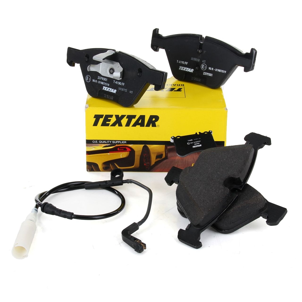 TEXTAR 2379301 Bremsbeläge + Wako BMW 5er E60 E61 520-525i 520d 525d vorne