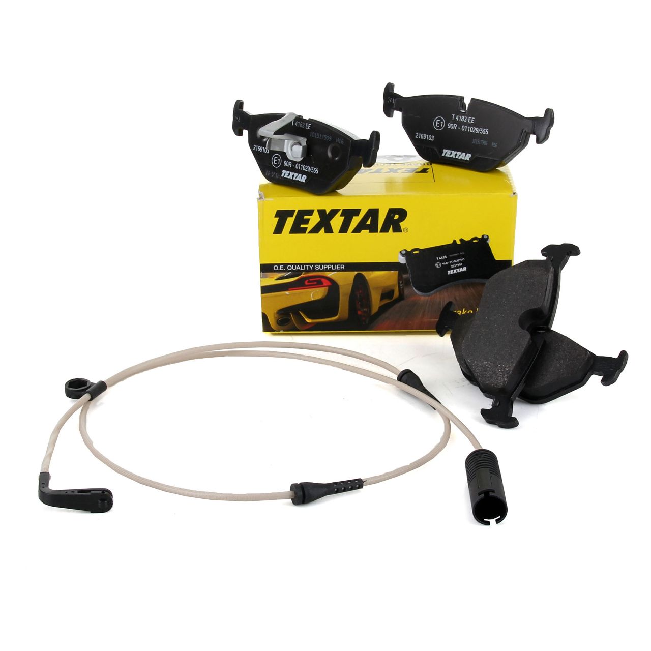 TEXTAR 2169103 Bremsbeläge + Wako BMW 5er E39 Touring 520-540i 520-530d 525tds hinten