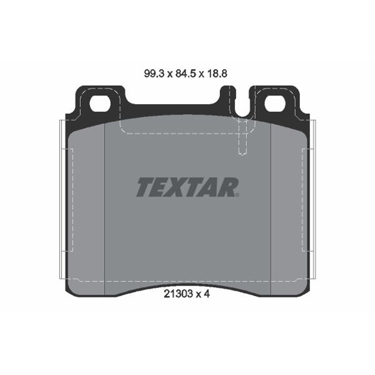 TEXTAR 2130304 Bremsbeläge Bremsklötze Bremsbelagsatz MERCEDES S-Klasse W140 C140 vorne