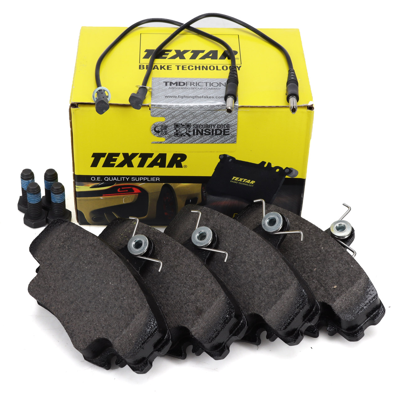 TEXTAR 2146304 Bremsbeläge + Wako für DACIA Logan Sandero RENAULT Clio Megane Twingo vorne