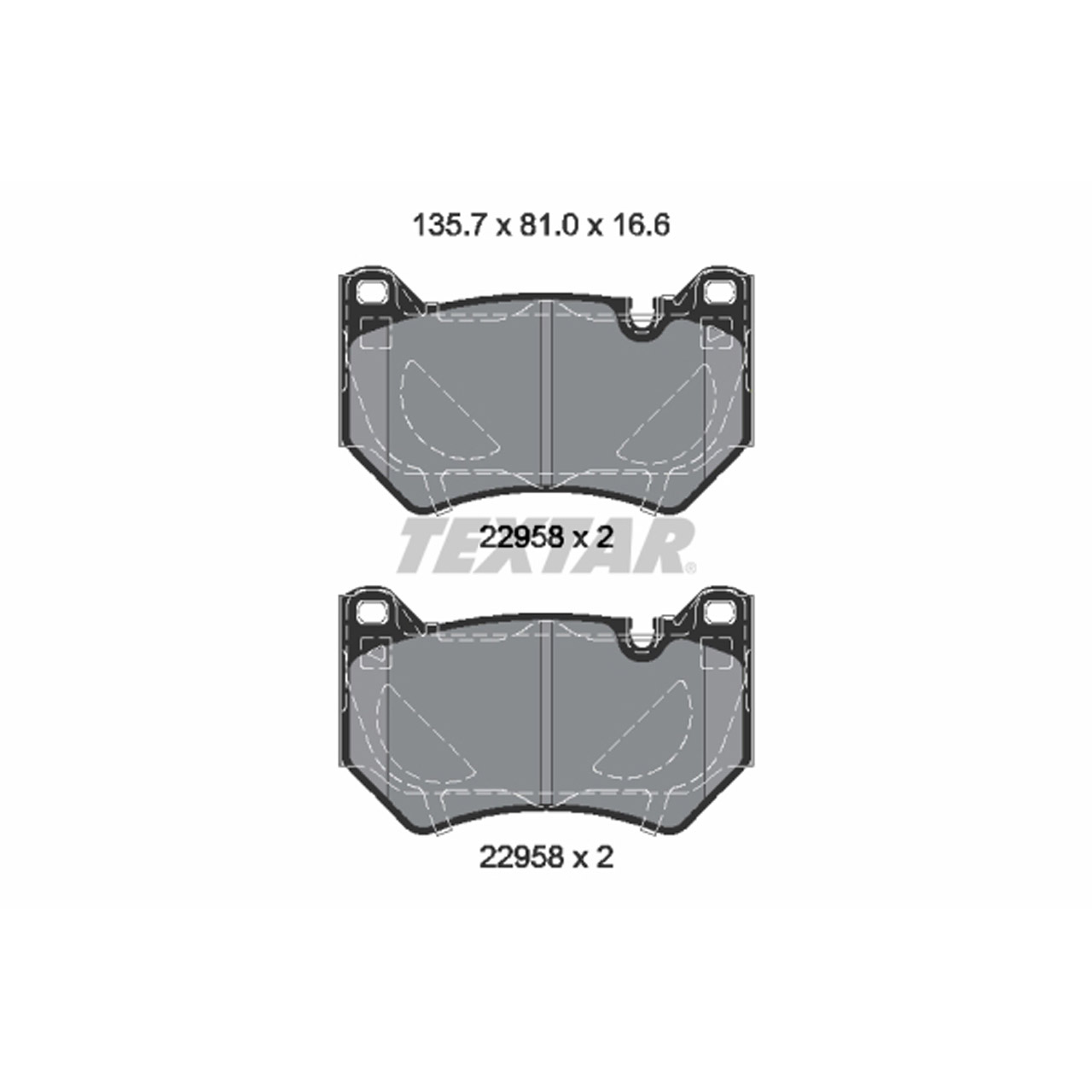 TEXTAR 2295801 Bremsbeläge Bremsklötze Bremsbelagsatz AUDI Q5 SQ5 (FY) PR-1LH/1LP vorne