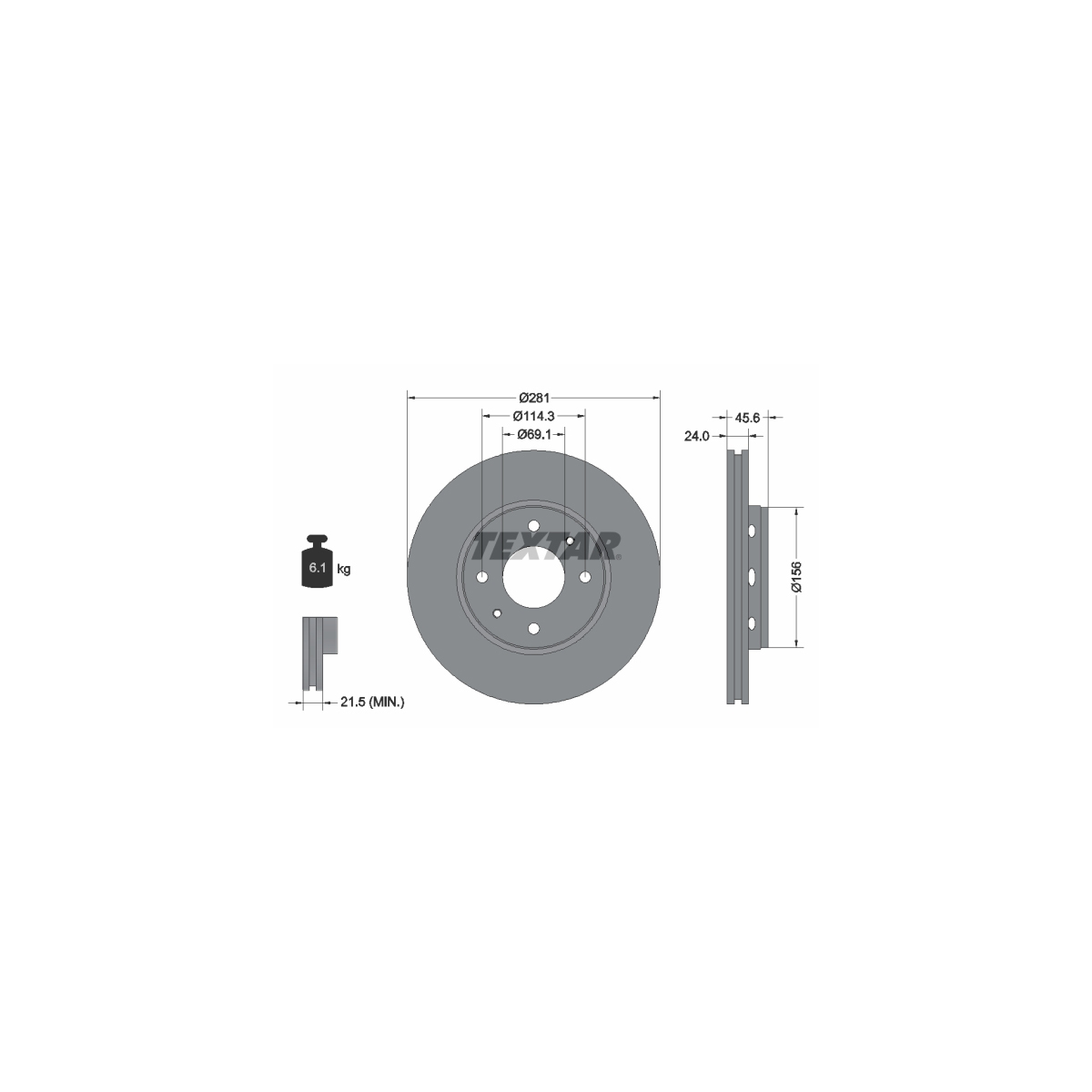 TEXTAR 2404501 Bremsbeläge Bremsklötze MAZDA 323 VI 6 626 V Premacy RX-7 I II III hinten