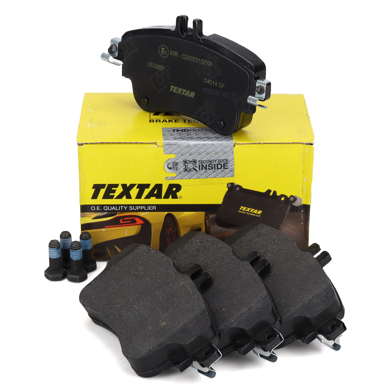 TEXTAR 2532601 Bremsbeläge MERCEDES W176 W246 W242 ohne Sportpaket vorne 0004202902